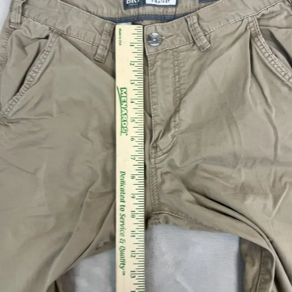 BKE Pants Mens 32R Khaki Jake Straight Chino‎ Casual Workwear Preppy Everyday